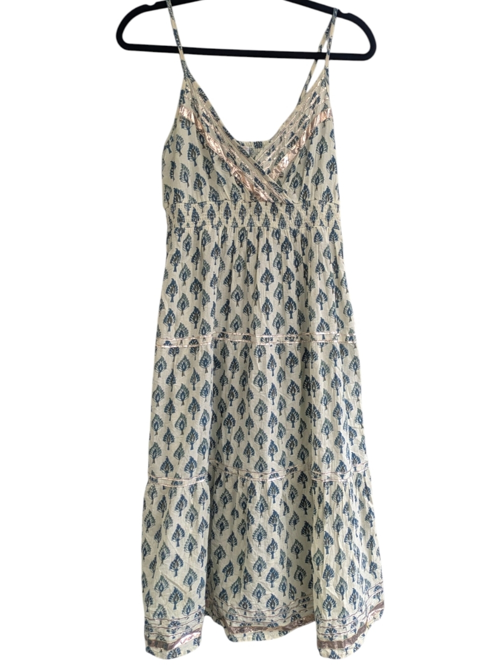 Raja Block Print Dress. Small